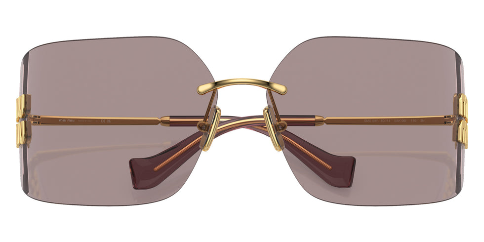 Miu Miu® MU 54YS Sunglasses MU 54YS 5AK06I 80 - Gold