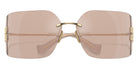 Miu Miu® MU 54YS Sunglasses MU 54YS ZVN20F 80 - Pale Gold