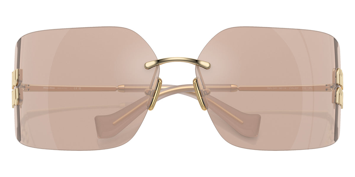 Miu Miu® MU 54YS Sunglasses MU 54YS ZVN20F 80 - Pale Gold