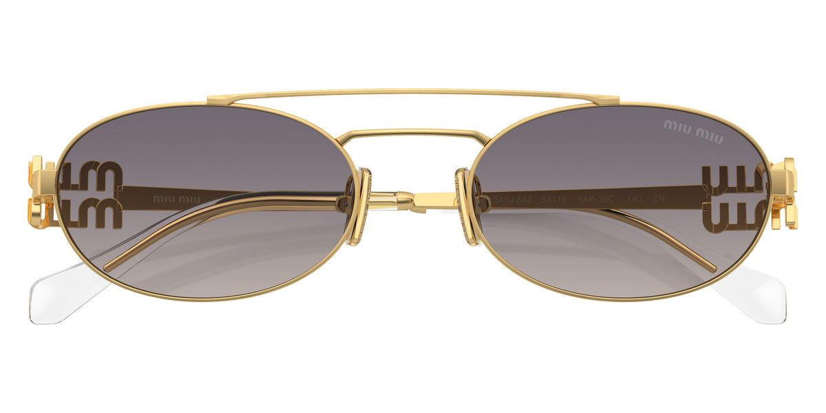 Miu Miu® MU 54ZS Sunglasses MU 54ZS 5AK30C 53 - Gold
