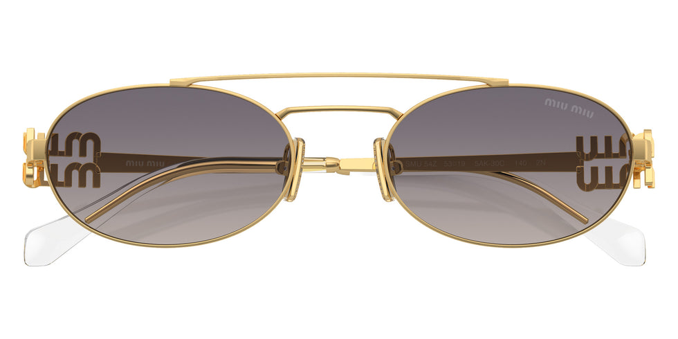 Miu Miu® MU 54ZS Sunglasses MU 54ZS 5AK30C 53 - Gold