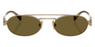 Miu Miu® MU 54ZS Sunglasses MU 54ZS 7OE09Z 53 - Brass Gold