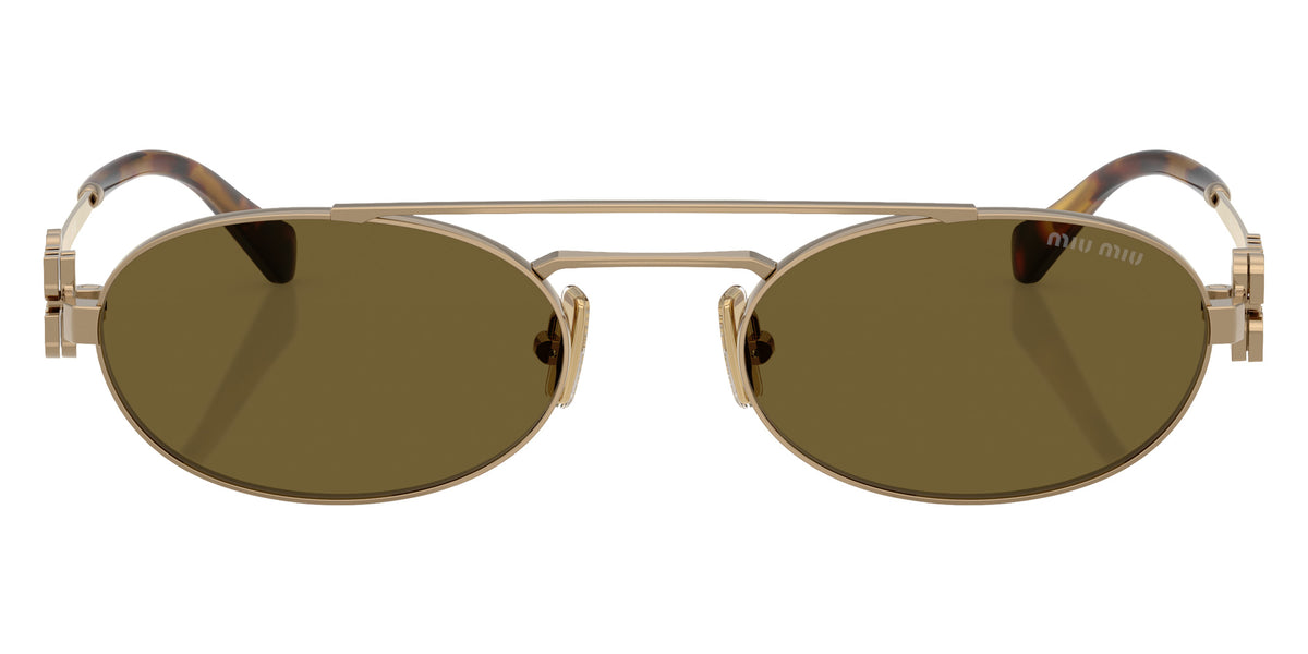Miu Miu® MU 54ZS Sunglasses MU 54ZS 7OE09Z 53 - Brass Gold
