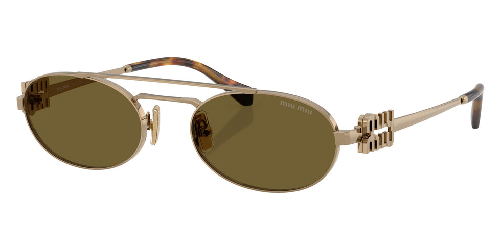 Miu Miu® MU 54ZS Sunglasses MU 54ZS 7OE09Z 53 - Brass Gold