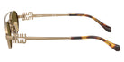 Miu Miu® MU 54ZS Sunglasses MU 54ZS 7OE09Z 53 - Brass Gold