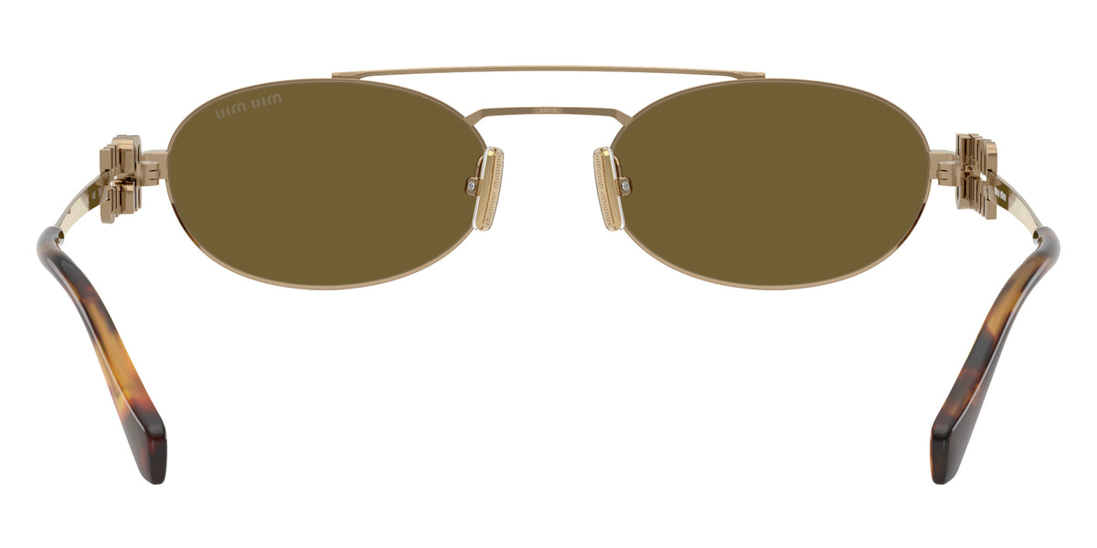 Miu Miu® MU 54ZS Sunglasses MU 54ZS 7OE09Z 53 - Brass Gold