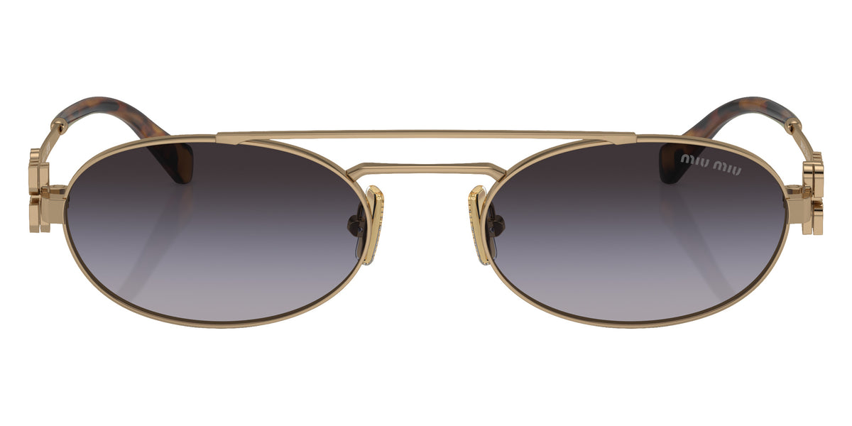 Miu Miu® MU 54ZS Sunglasses MU 54ZS 7OE5D1 53 - Antique Gold