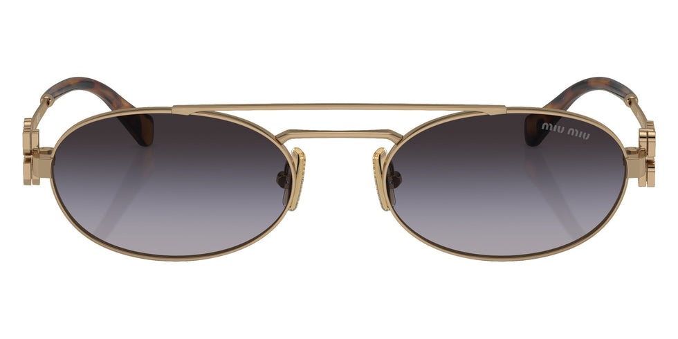 Miu Miu® MU 54ZS Sunglasses MU 54ZS 7OE5D1 53 - Antique Gold