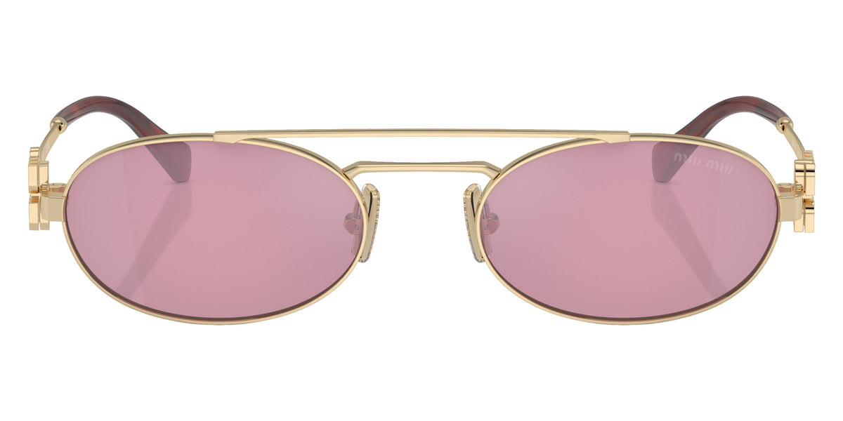 Miu Miu® MU 54ZS Sunglasses MU 54ZS ZVN50D 53 - Pale Gold