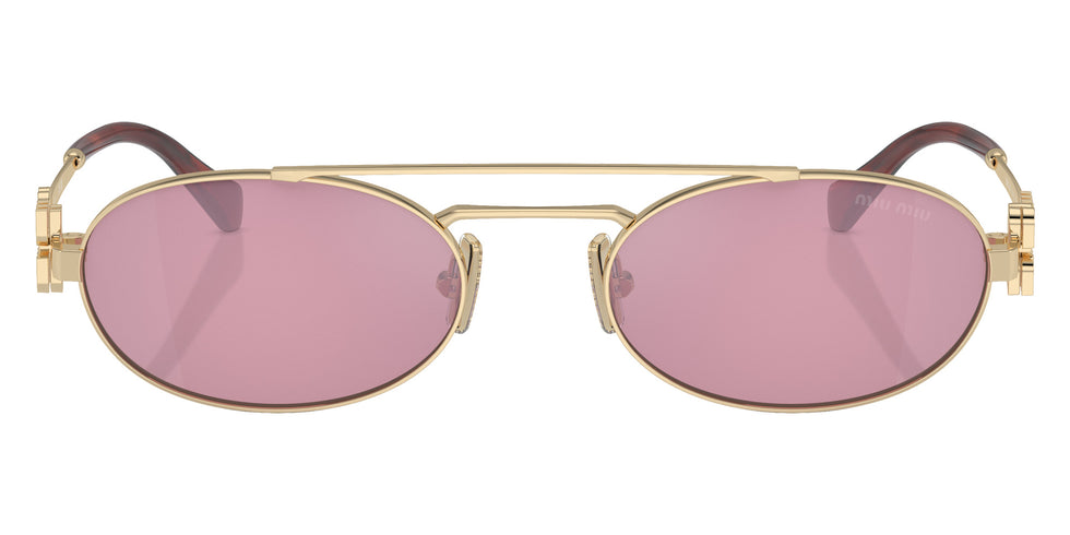 Miu Miu® MU 54ZS Sunglasses MU 54ZS ZVN50D 53 - Pale Gold