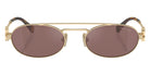 Miu Miu® MU 54ZS Sunglasses MU 54ZS ZVN70D 53 - Pale Gold