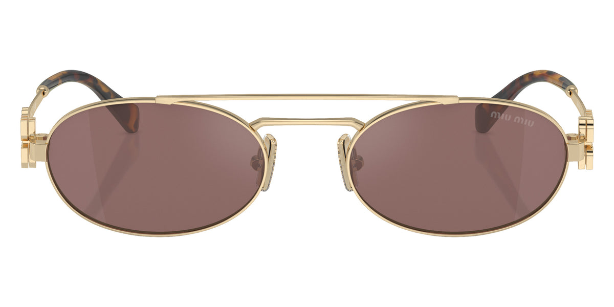 Miu Miu® MU 54ZS Sunglasses MU 54ZS ZVN70D 53 - Pale Gold