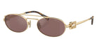 Miu Miu® MU 54ZS Sunglasses MU 54ZS ZVN70D 53 - Pale Gold