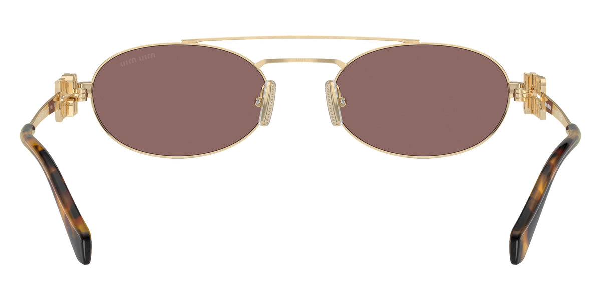 Miu Miu® MU 54ZS Sunglasses MU 54ZS ZVN70D 53 - Pale Gold