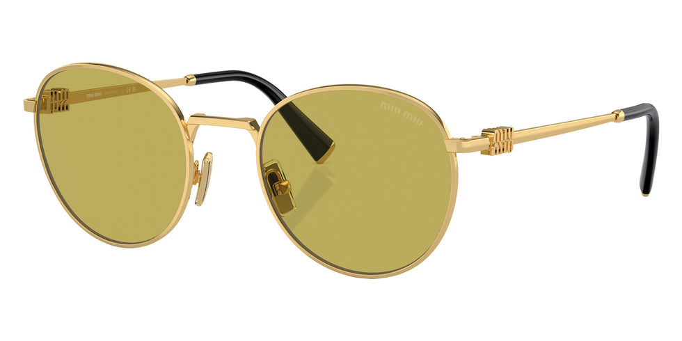Miu Miu® MU 55ZS Sunglasses MU 55ZS 5AK07O 50 - Gold