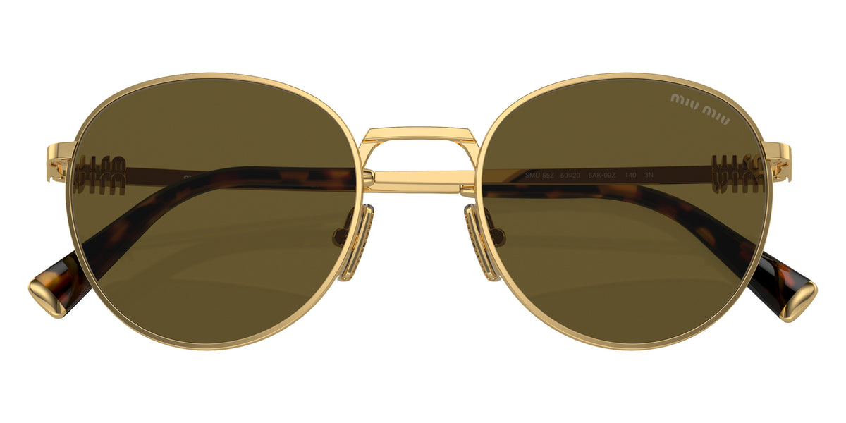 Miu Miu® MU 55ZS Sunglasses MU 55ZS 5AK09Z 50 - Gold