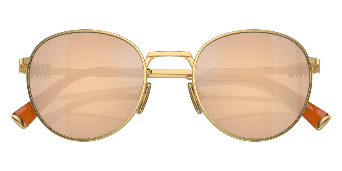 Miu Miu® MU 55ZS Sunglasses MU 55ZS 5AK40D 50 - Gold