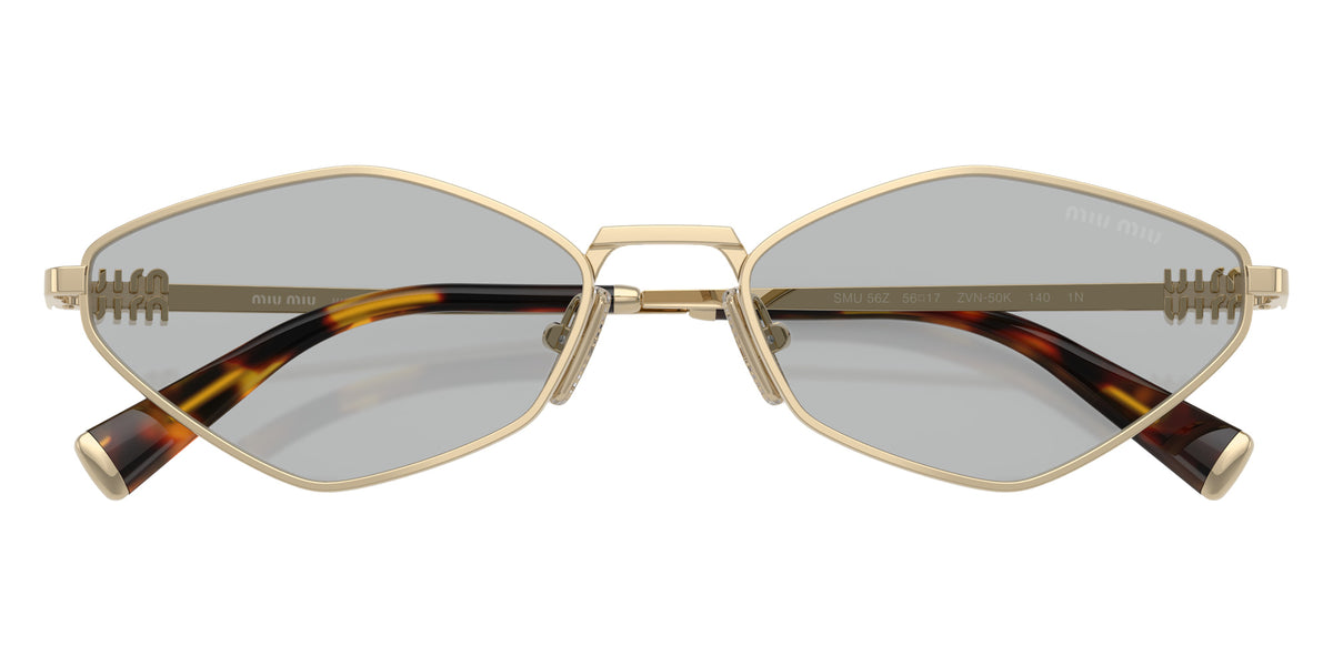 Miu Miu® MU 56ZS Sunglasses MU 56ZS ZVN50K 56 - Pale Gold
