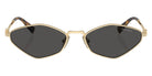 Miu Miu® MU 56ZS Sunglasses MU 56ZS ZVN5S0 56 - Pale Gold