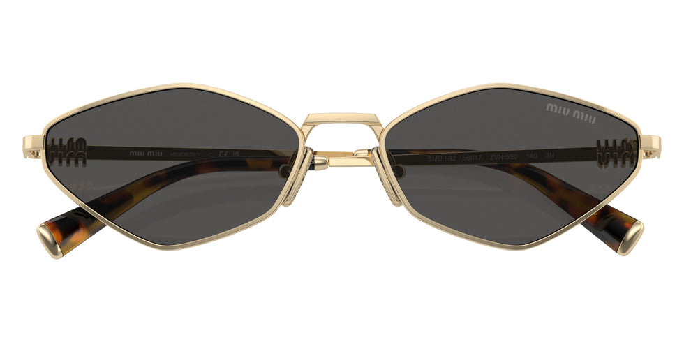 Miu Miu® MU 56ZS Sunglasses MU 56ZS ZVN5S0 56 - Pale Gold