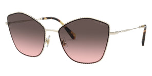 Miu Miu® MU 60VS Sunglasses MU 60VS ZVN146 60 - Pale Gold