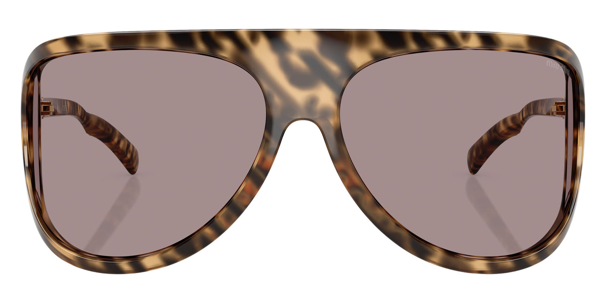 Miu Miu® MU A01S Sunglasses MU A01S 11Z06I 75 - Havana