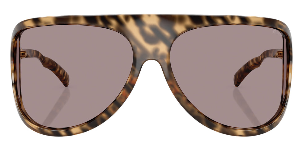 Miu Miu® MU A01S Sunglasses MU A01S 11Z06I 75 - Havana