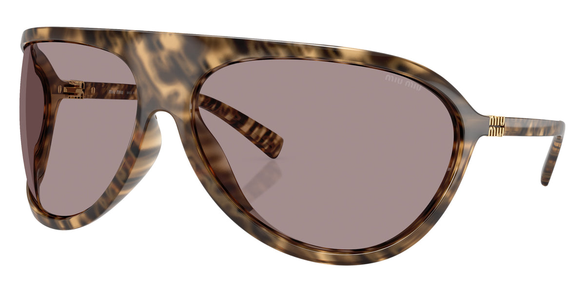 Miu Miu® MU A01S Sunglasses MU A01S 11Z06I 75 - Havana