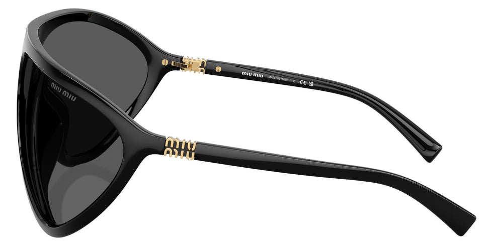 Miu Miu® MU A01S Sunglasses MU A01S 1AB5S0 75 - Black