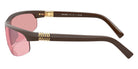 Miu Miu® MU A02S Sunglasses MU A02S 14Y70J 70 - Cocoa Metal
