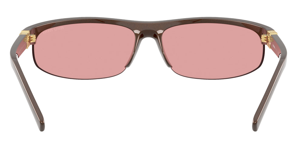 Miu Miu® MU A02S Sunglasses MU A02S 14Y70J 70 - Cocoa Metal