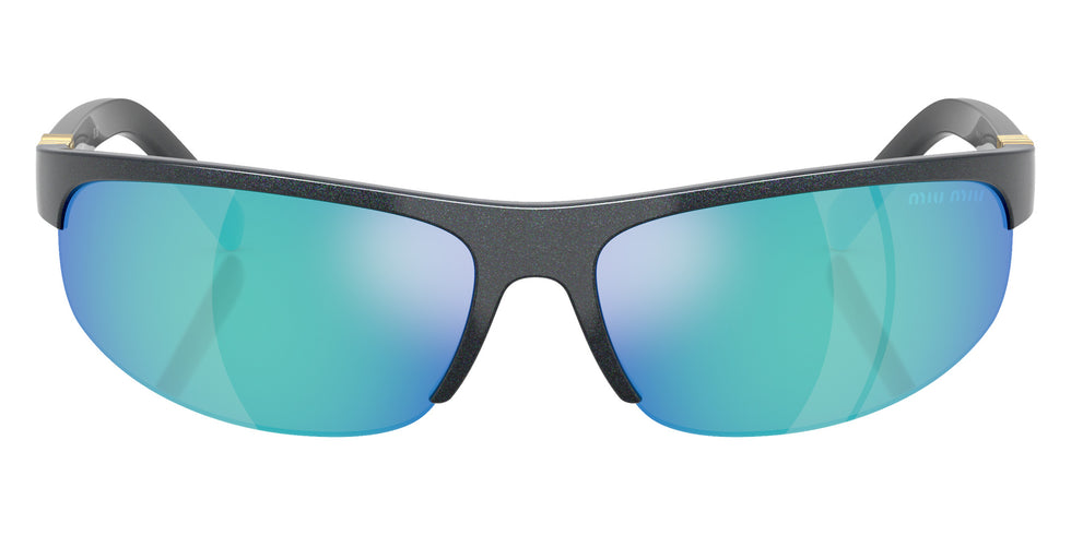 Miu Miu® MU A02S Sunglasses MU A02S 19Y10K 70 - Avio Metal