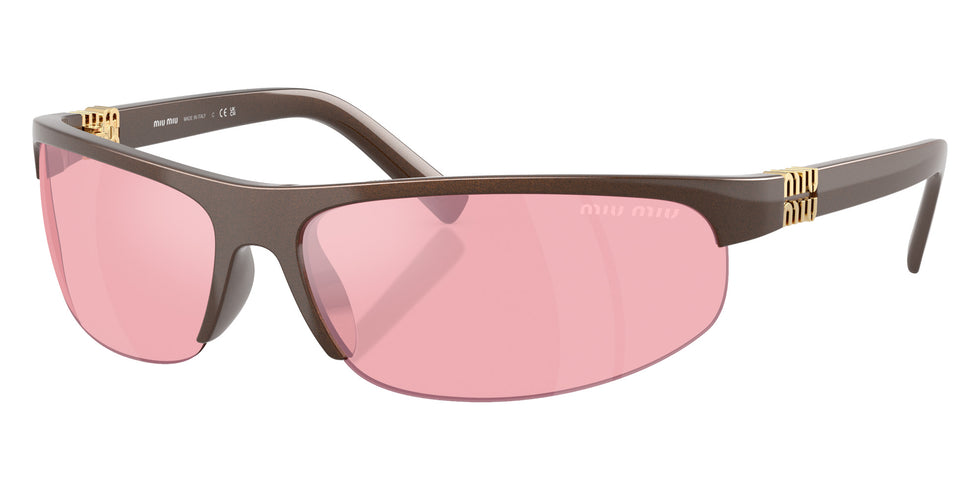 Miu Miu® MU A02SF Sunglasses MU A02SF 14Y70J 68 - Cocoa Metal