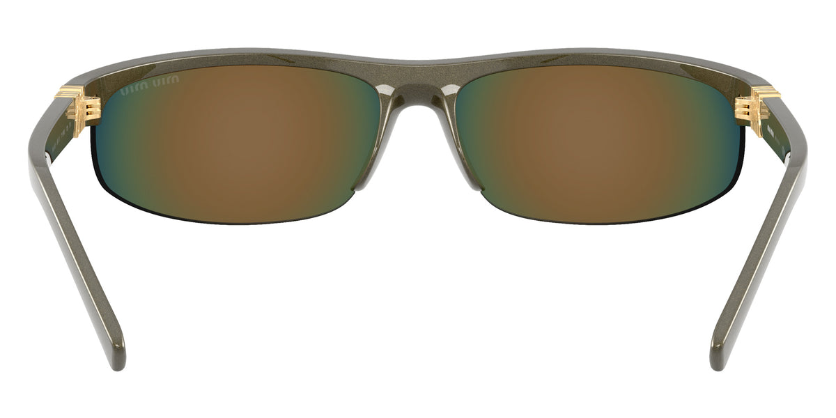Miu Miu® MU A02SF Sunglasses MU A02SF 17Y5M0 68 - Kaki Metal