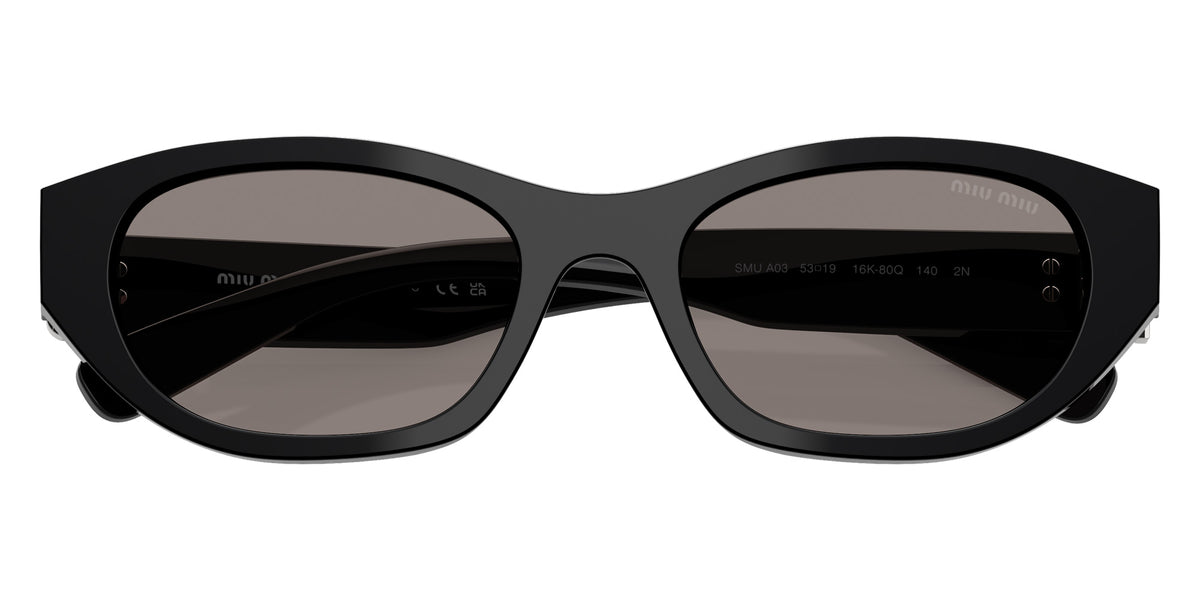 Miu Miu® MU A03S Sunglasses MU A03S 16K80Q 53 - Black