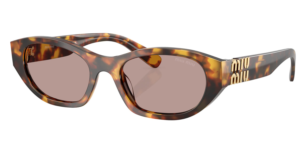 Miu Miu® MU A03SF Sunglasses MU A03SF 14L20I 53 - Honey Havana