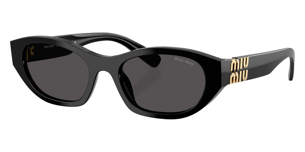 Miu Miu® MU A03SF Sunglasses MU A03SF 16K08Z 53 - Black