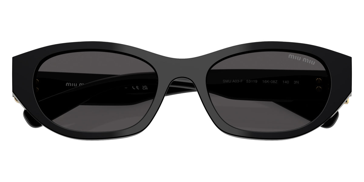Miu Miu® MU A03SF Sunglasses MU A03SF 16K08Z 53 - Black