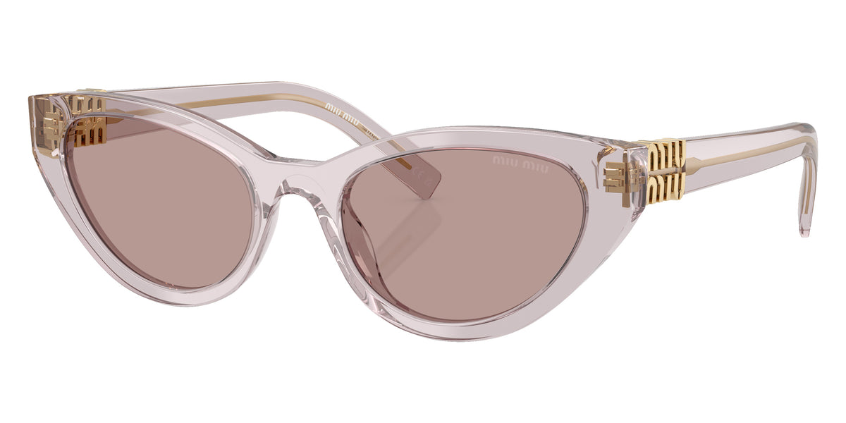 Miu Miu® MU A04S Sunglasses MU A04S 12W20I 54 - Mauve Transparent