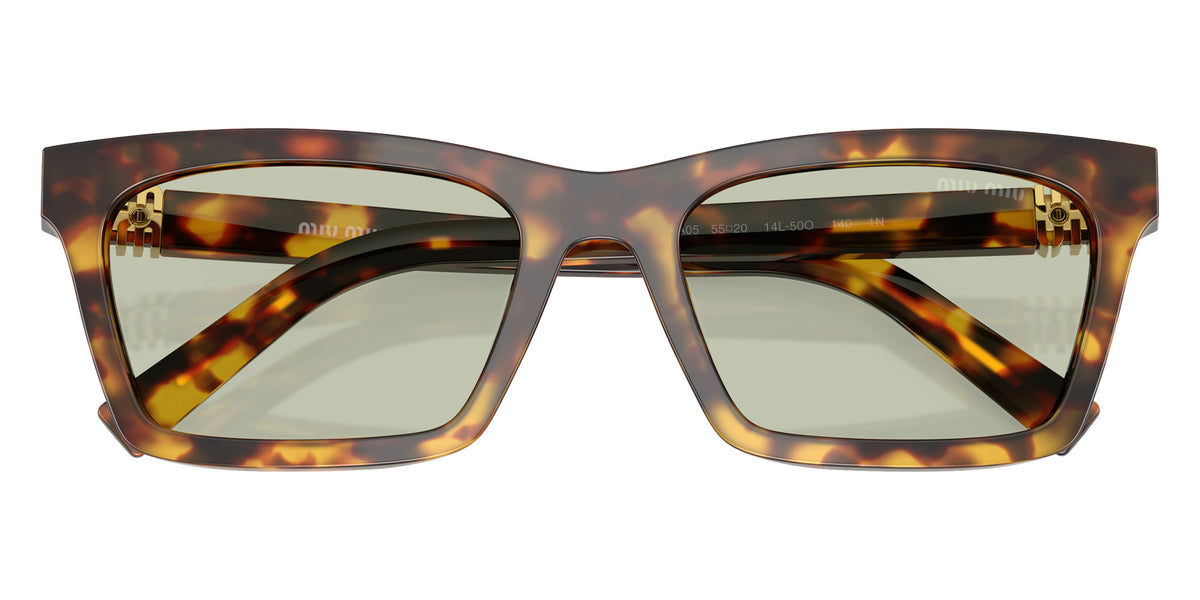Miu Miu® MU A05S Sunglasses MU A05S 14L50O 55 - Honey Havana