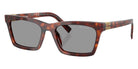 Miu Miu® MU A05S Sunglasses MU A05S 21C40O 55 - Havana Mahogany