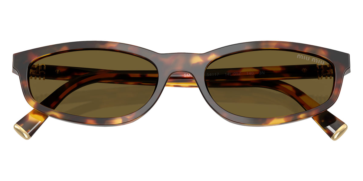 Miu Miu® MU A06S Sunglasses MU A06S 14L09Z 54 - Honey Havana