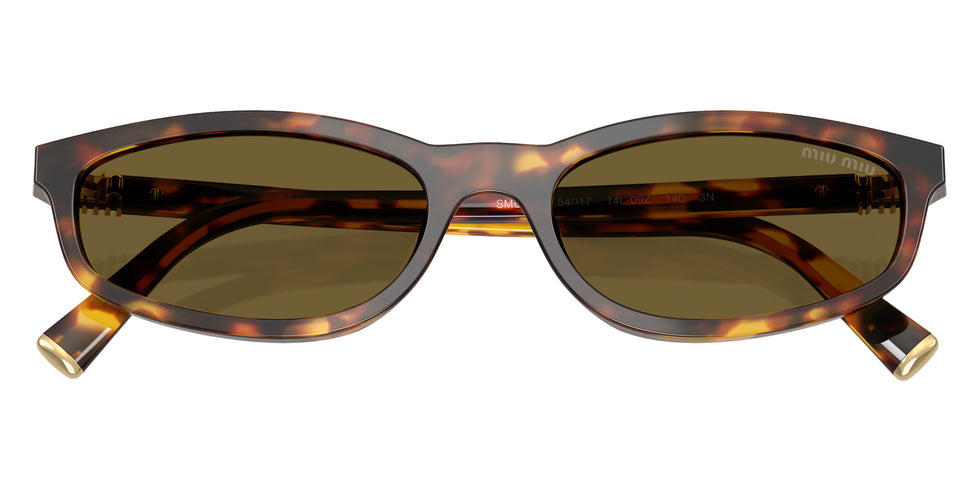 Miu Miu® MU A06S Sunglasses MU A06S 14L09Z 54 - Honey Havana