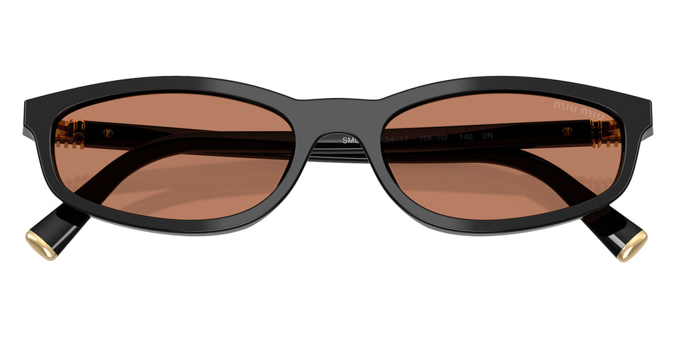 Miu Miu® MU A06S Sunglasses MU A06S 16K10I 54 - Black