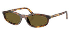 Miu Miu® MU A06SF Sunglasses MU A06SF 14L09Z 54 - Honey Havana