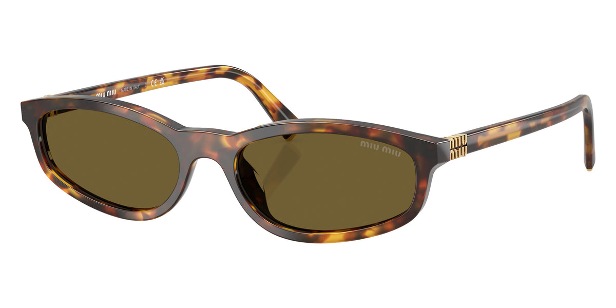 Miu Miu® MU A06SF Sunglasses MU A06SF 14L09Z 54 - Honey Havana