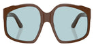 Miu Miu® MU A07S Sunglasses MU A07S 24D20R 59 - Chocolate