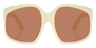 Miu Miu® MU A07SF Sunglasses MU A07SF 21D90Q 59 - White Milk
