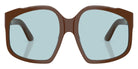 Miu Miu® MU A07SF Sunglasses MU A07SF 24D20R 59 - Chocolate