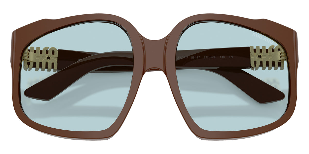 Miu Miu® MU A07SF Sunglasses MU A07SF 24D20R 59 - Chocolate